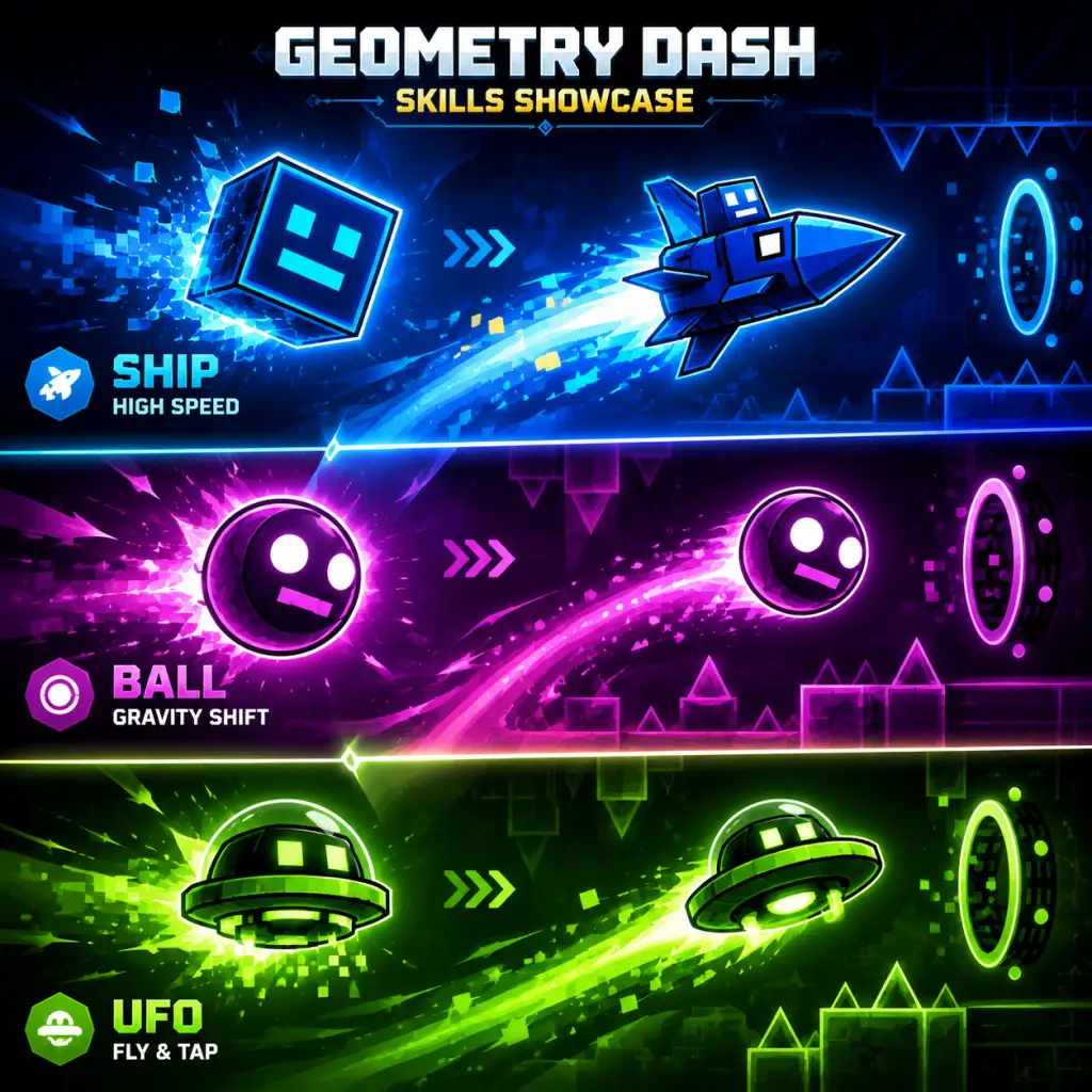 Geometry Dash Character Skills guide screenshot