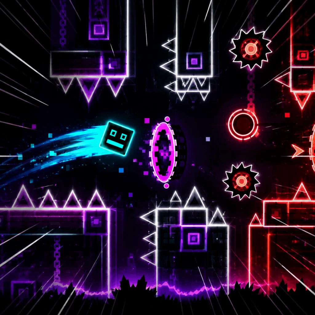 Geometry Dash Core Gameplay guide screenshot
