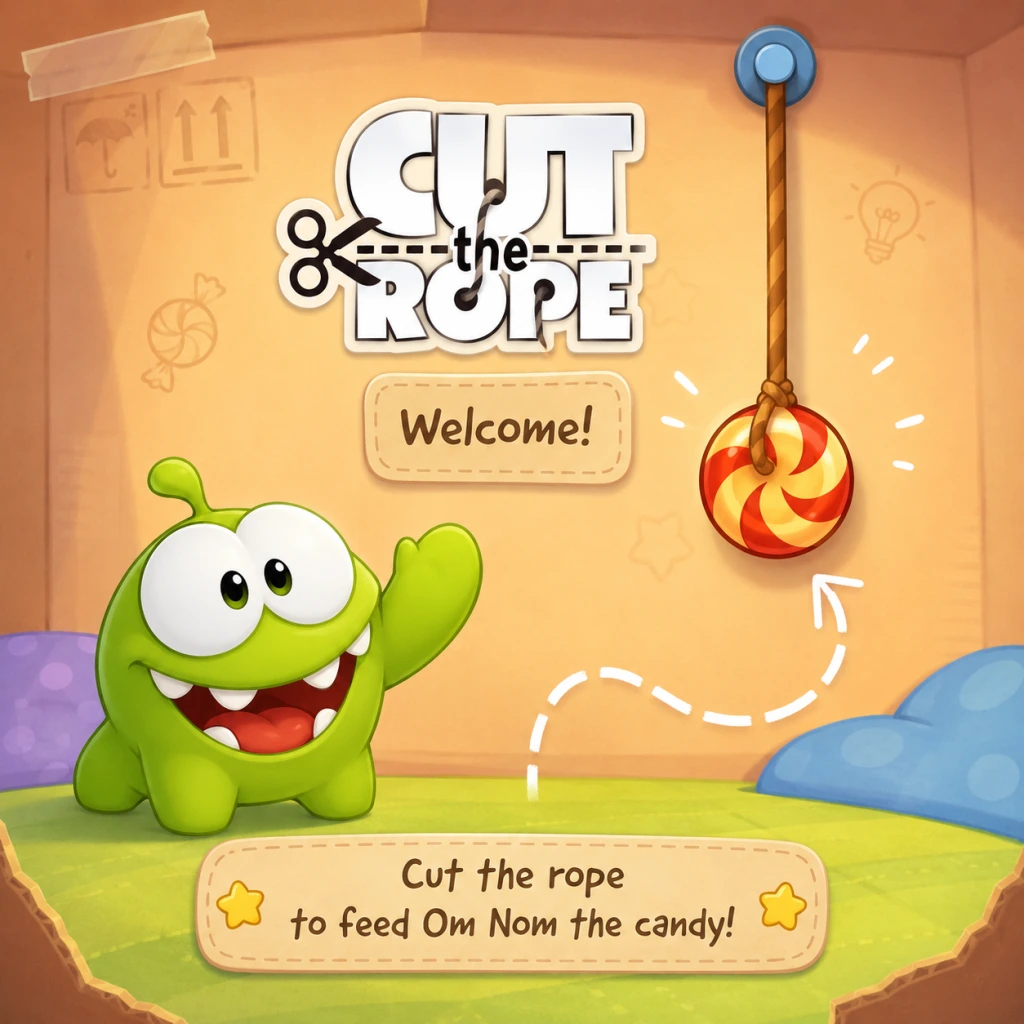 Cut the Rope Getting Started guide screenshot