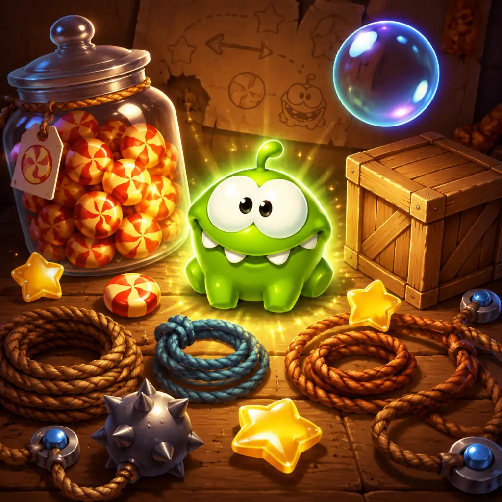 Cut the Rope All Game Items guide screenshot