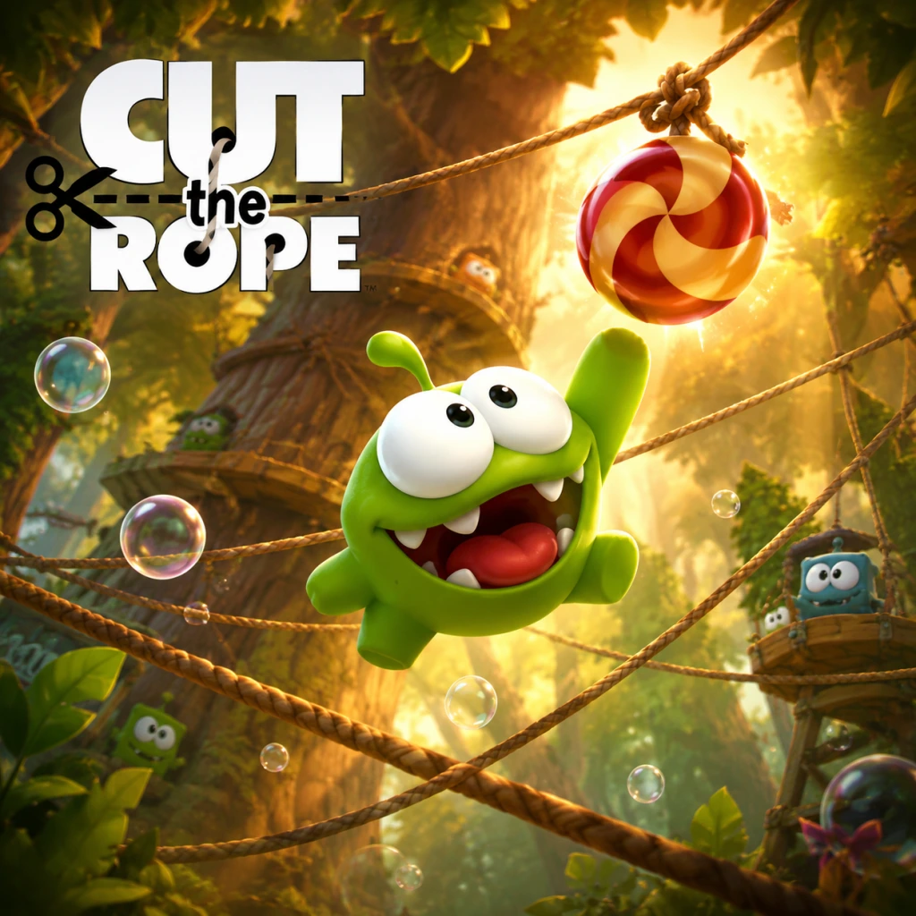 Cut the Rope game poster and cover art