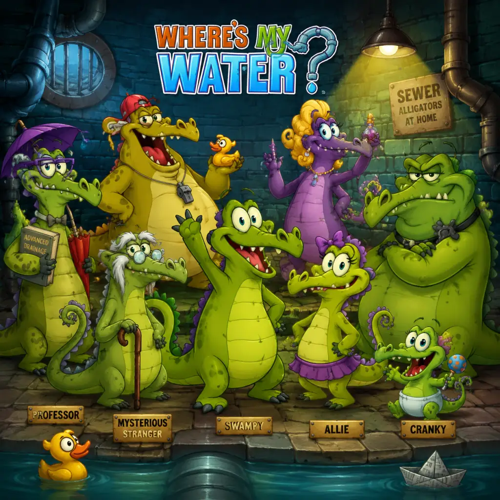 Where's My Water? Characters & Roles guide screenshot