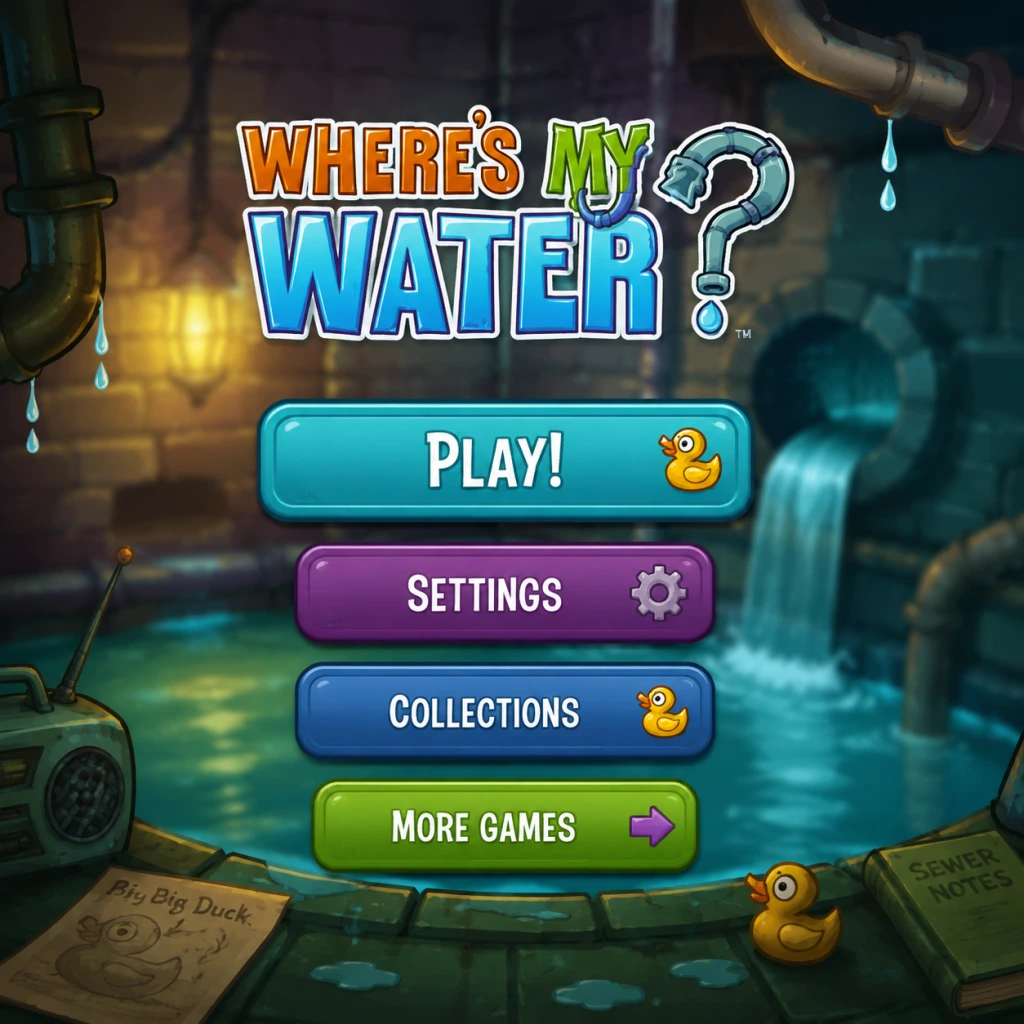 Where's My Water? Getting Started guide screenshot