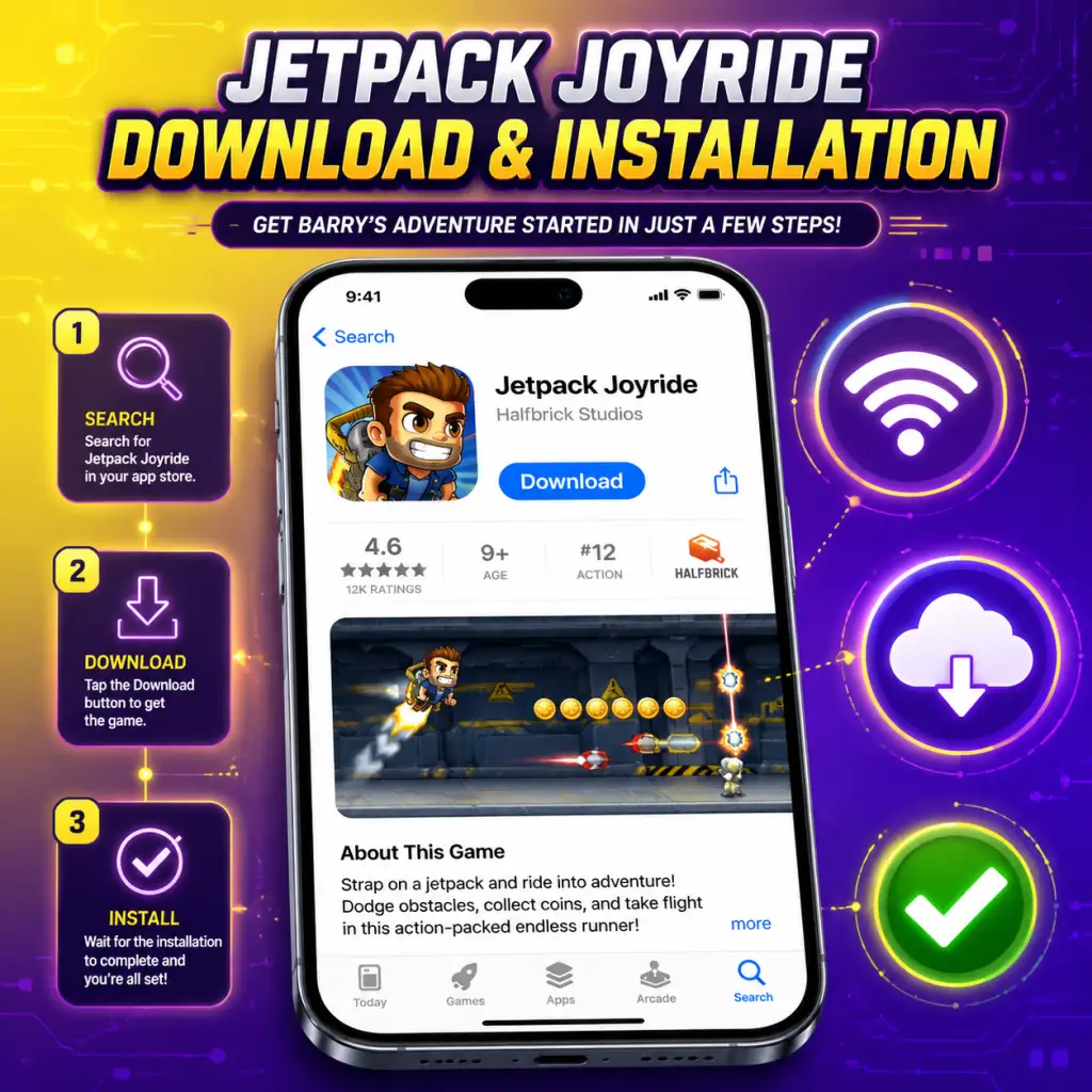 Jetpack Joyride Download & Installation guide screenshot