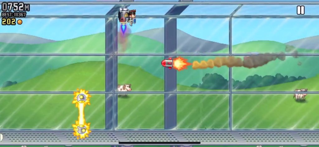 Jetpack Joyride game poster and cover art