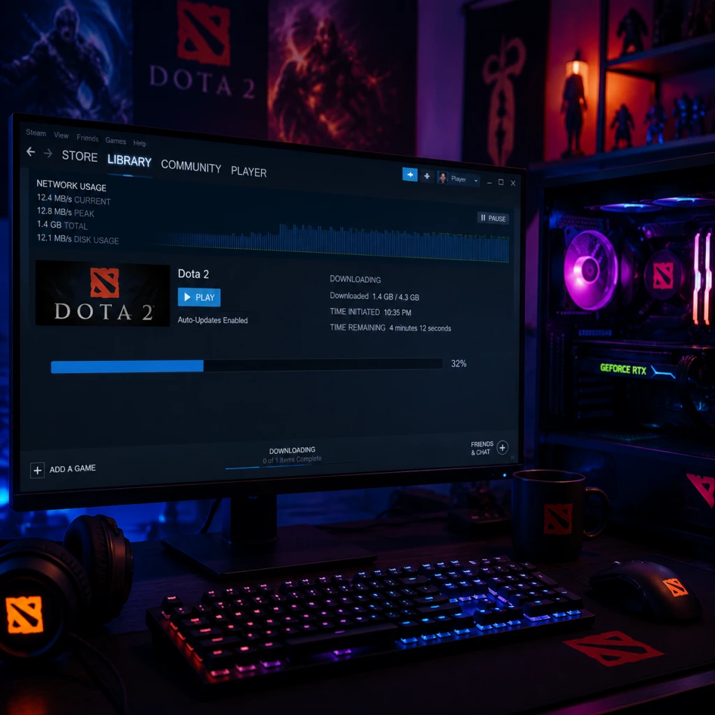Dota 2 Download & Installation guide screenshot