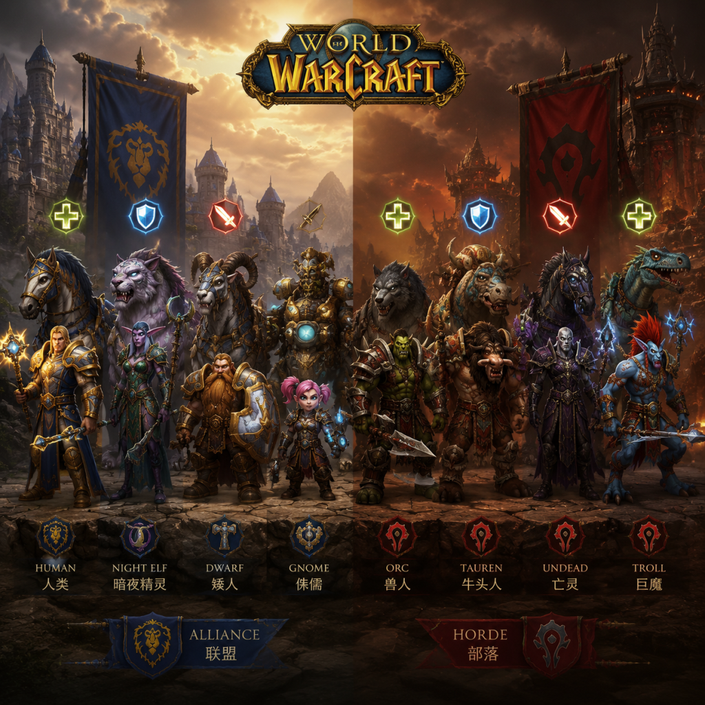 World of Warcraft Characters & Roles guide screenshot
