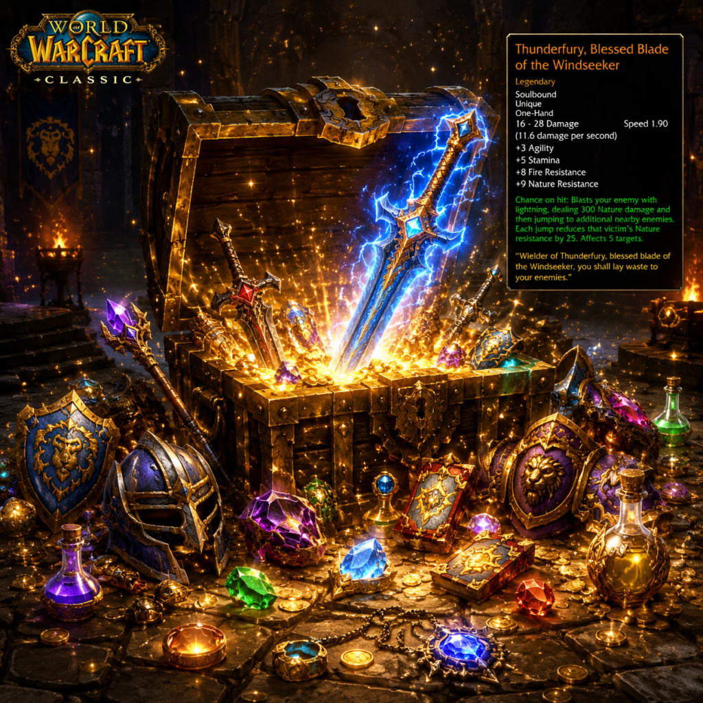 World of Warcraft All Game Items guide screenshot