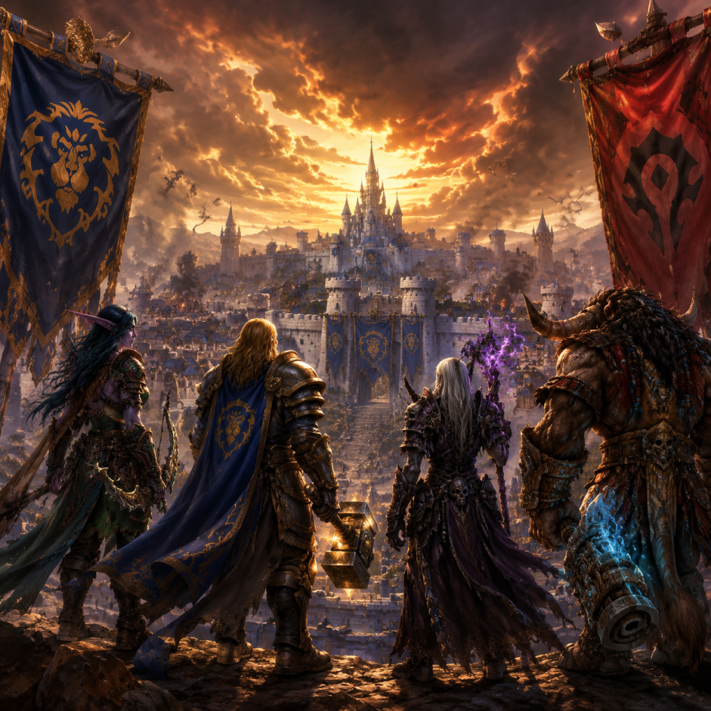 World of Warcraft game poster and cover art