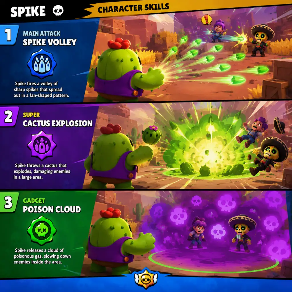 Brawl Stars Character Skills guide screenshot
