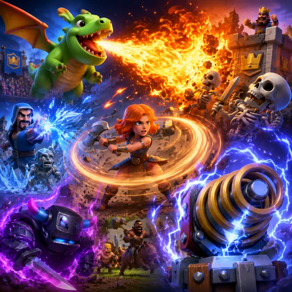 Clash Royale Character Skills guide screenshot