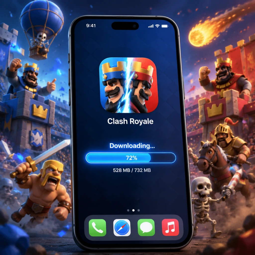 Clash Royale Download & Installation guide screenshot