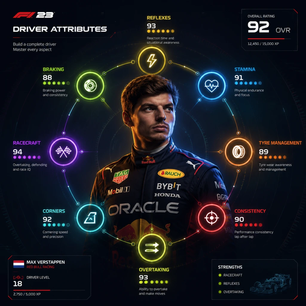 F1 23 Character Skills guide screenshot
