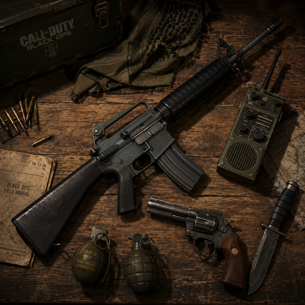 Call of Duty: Black Ops All Game Items guide screenshot