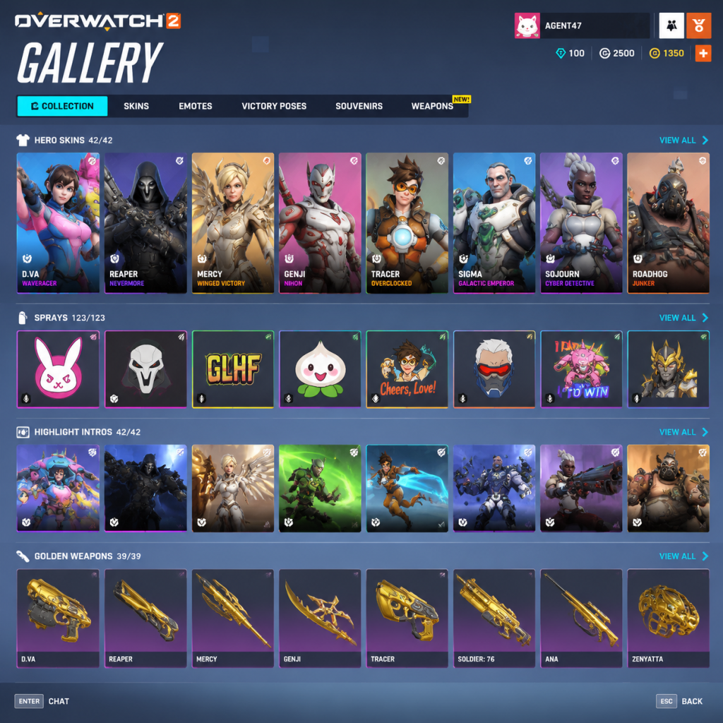 Overwatch All Game Items guide screenshot