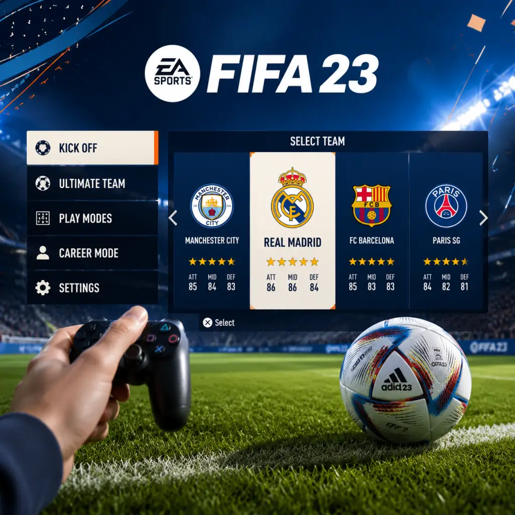 FIFA 23 Getting Started guide screenshot
