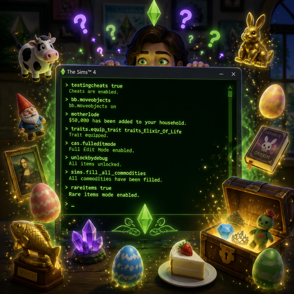 The Sims 4 Cheats & Secrets guide screenshot