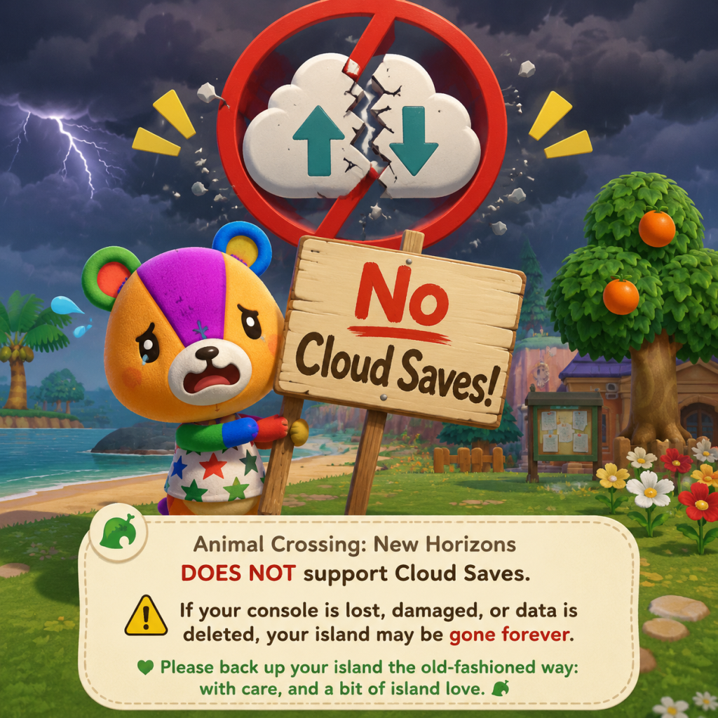Animal Crossing: New Horizons Important Notes guide screenshot