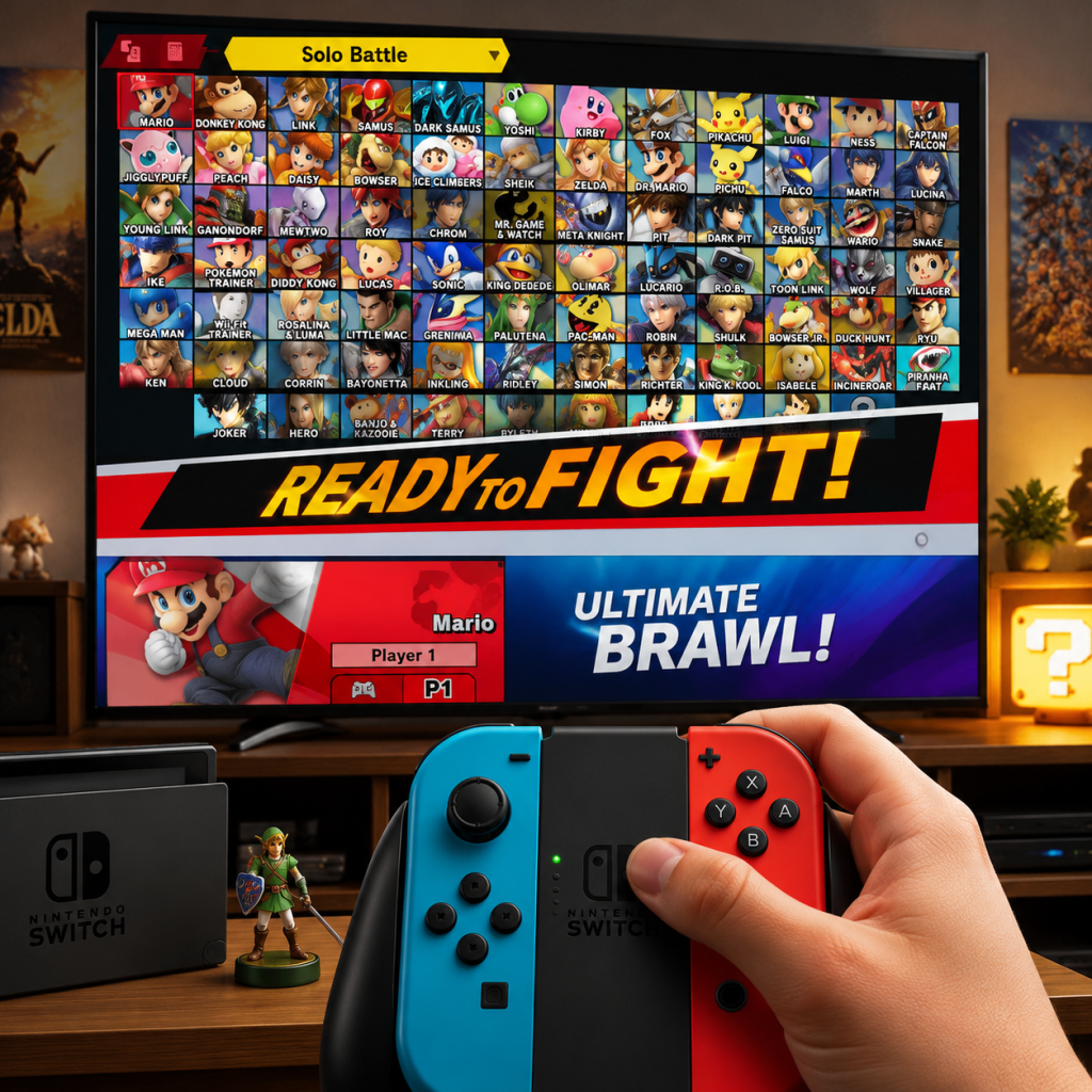 Super Smash Bros. Ultimate Getting Started guide screenshot