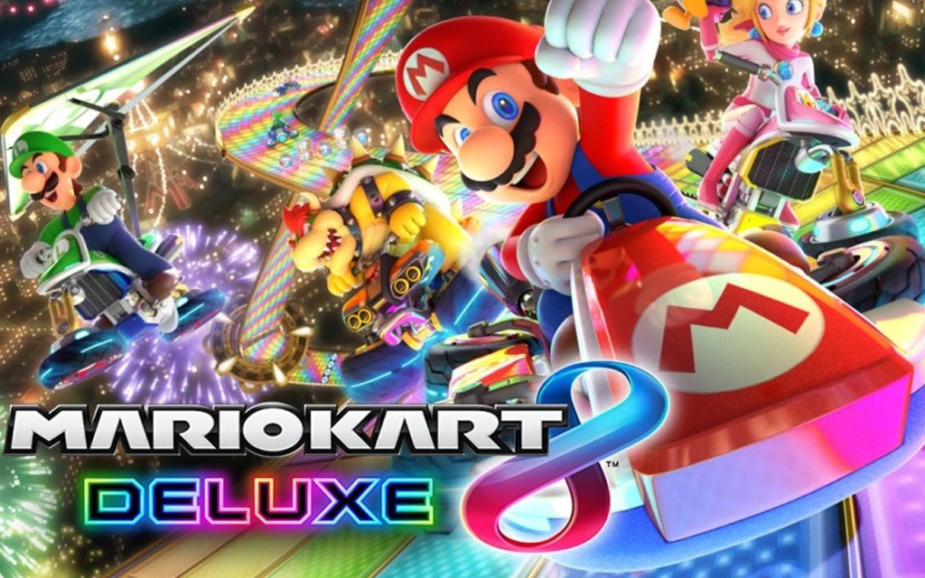 Mario Kart 8 Deluxe game poster and cover art