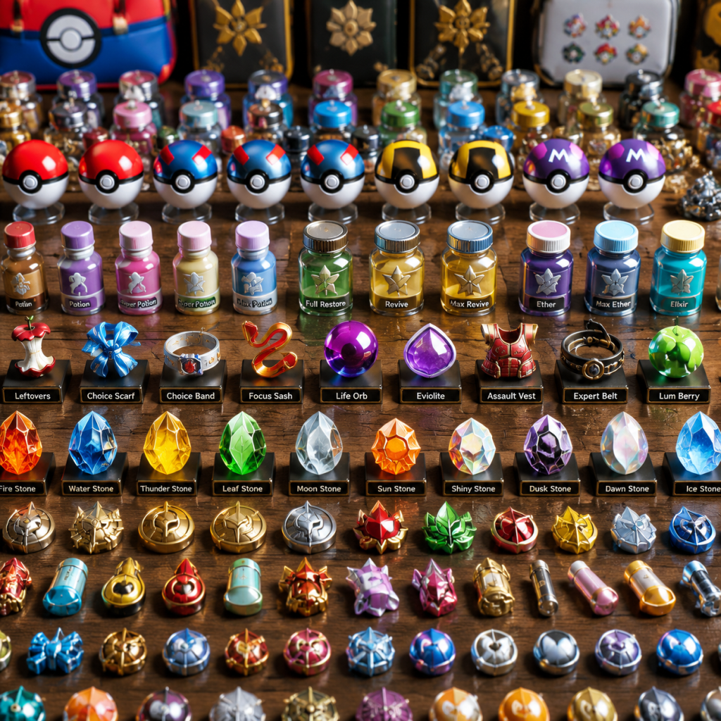Pokémon Sword and Shield All Game Items guide screenshot