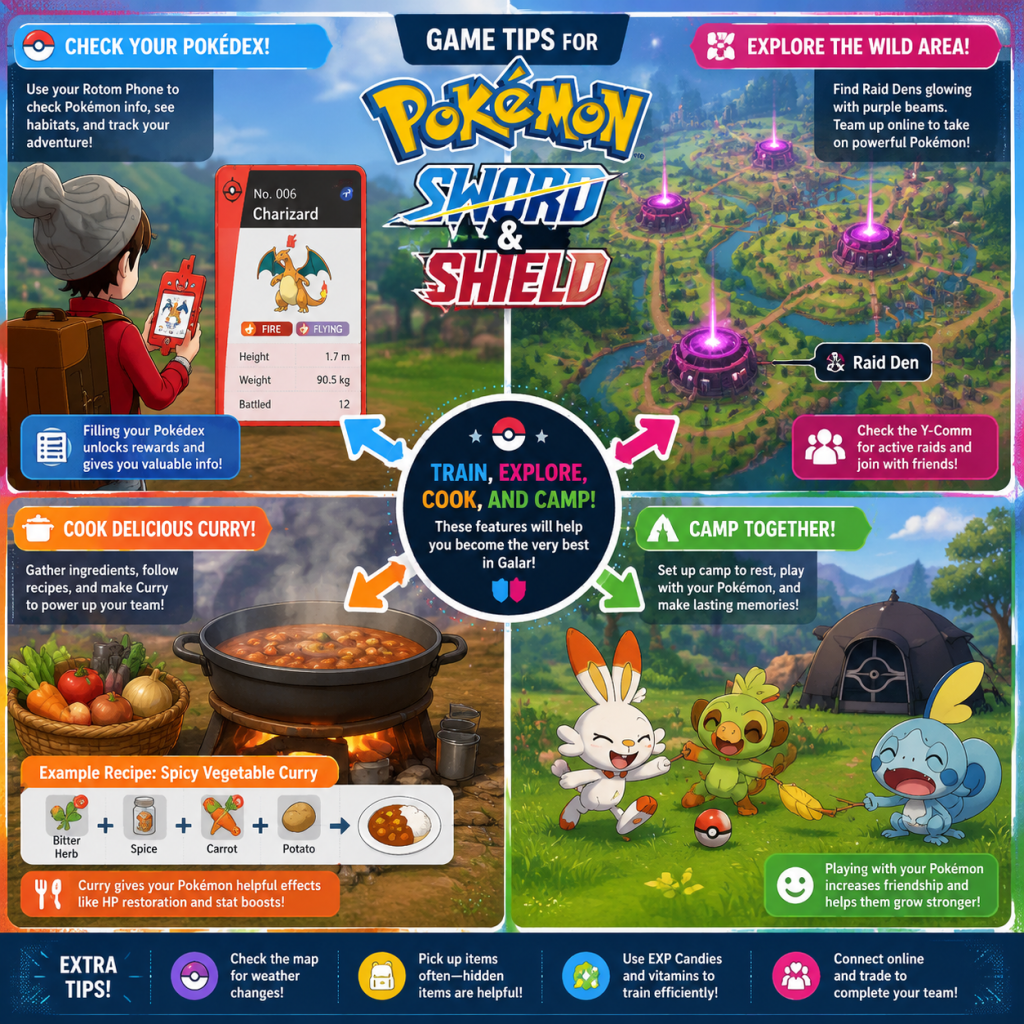 Pokémon Sword and Shield Game Tips guide screenshot