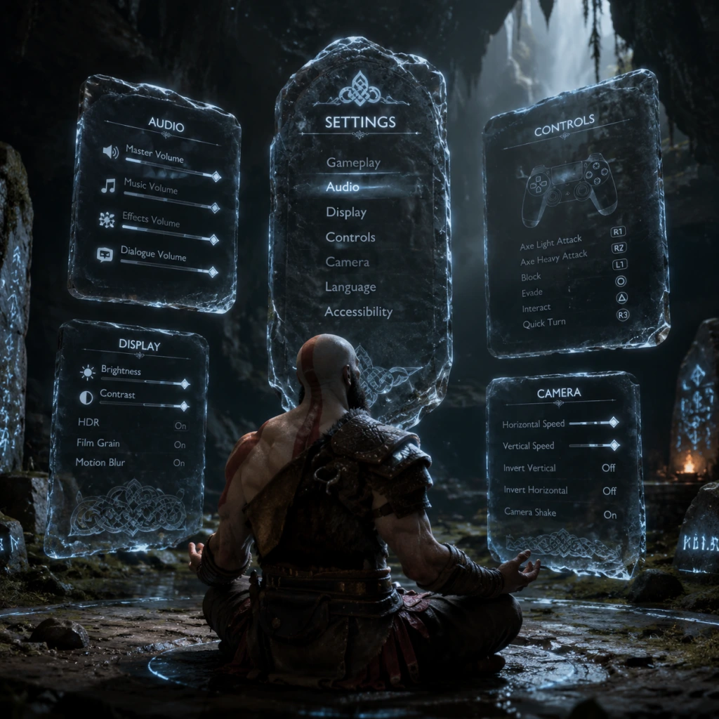 God of War (2018) Game Settings guide screenshot