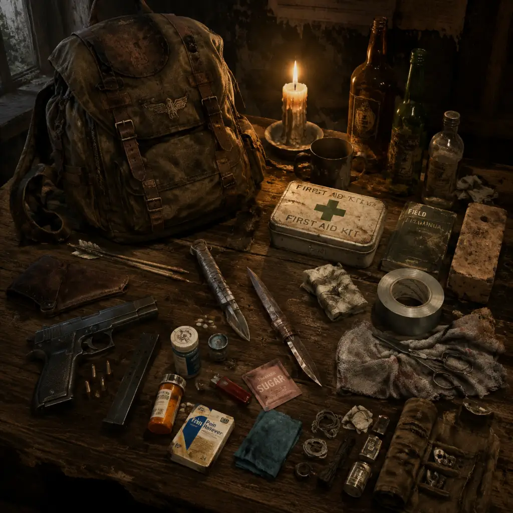 The Last of Us All Game Items guide screenshot