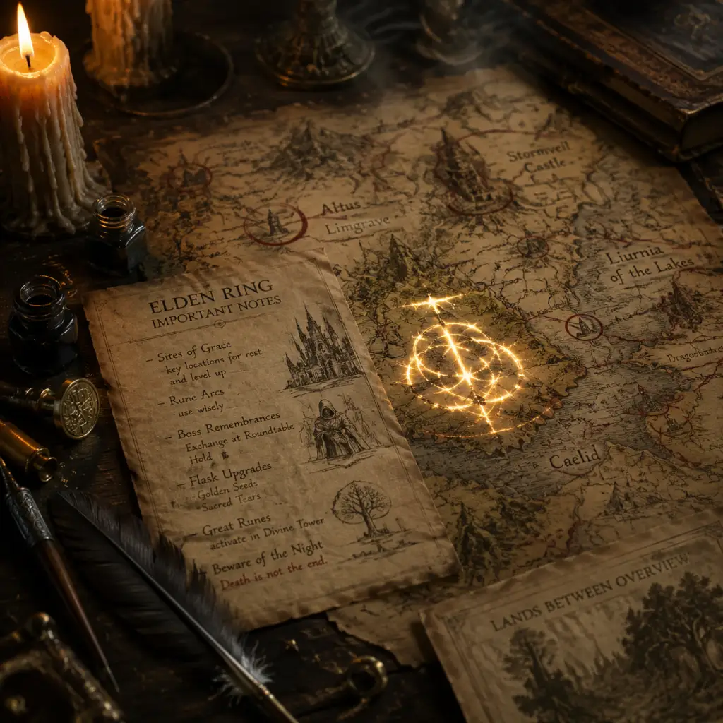 Elden Ring Important Notes guide screenshot