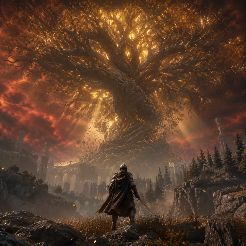 Elden Ring game poster and cover art
