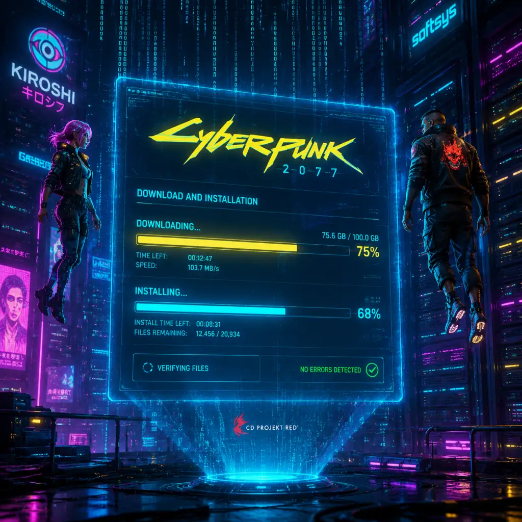 Cyberpunk 2077 Download & Installation guide screenshot