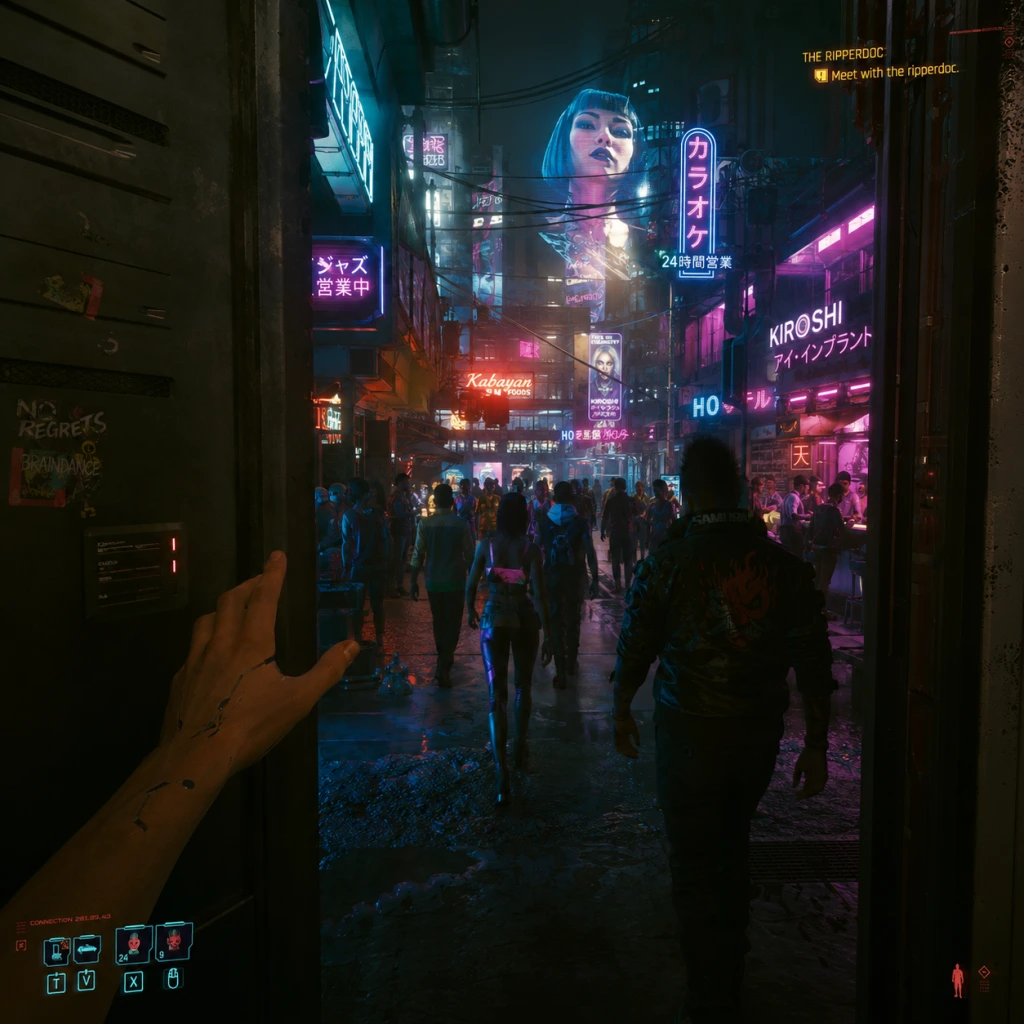 Cyberpunk 2077 Getting Started guide screenshot