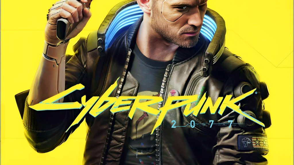 Cyberpunk 2077 game poster and cover art