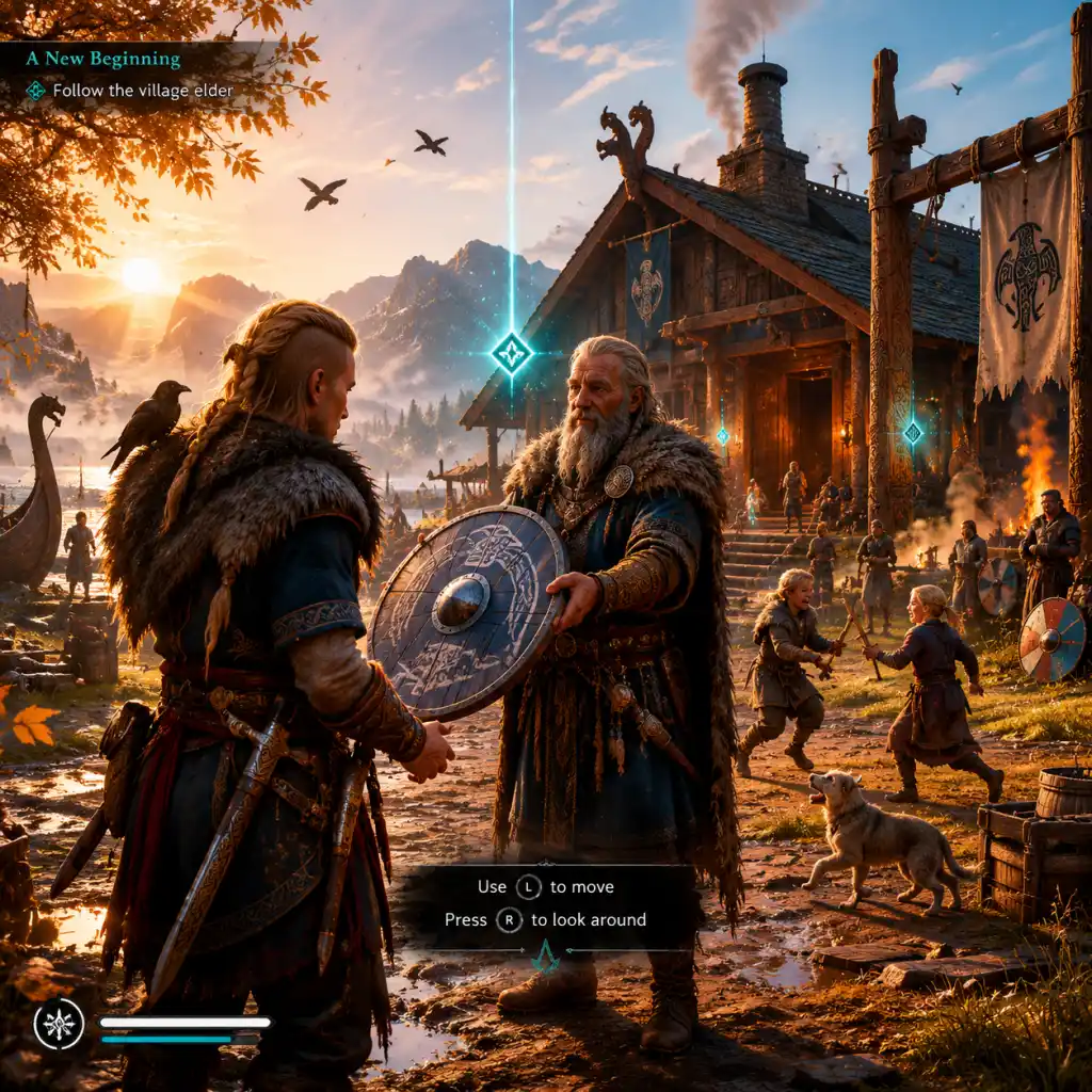 Assassin's Creed Valhalla Getting Started guide screenshot