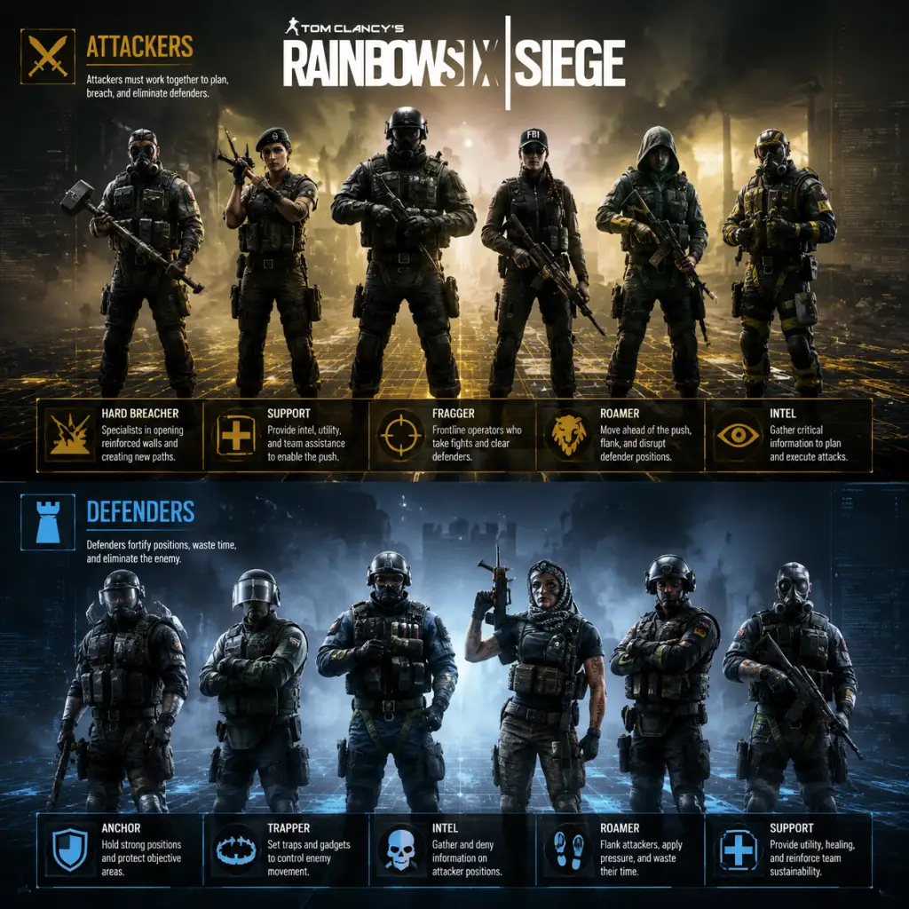 Tom Clancy's Rainbow Six Siege Characters & Roles guide screenshot