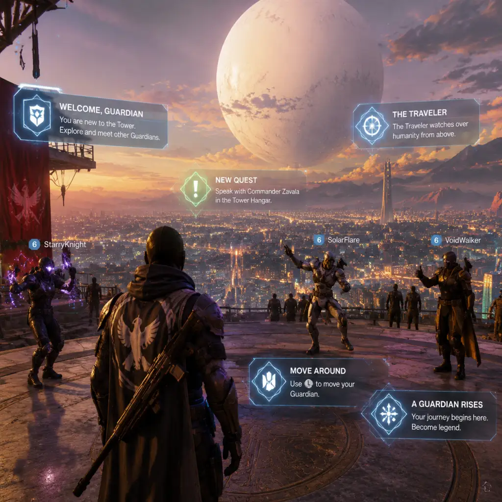 Destiny 2 Getting Started guide screenshot