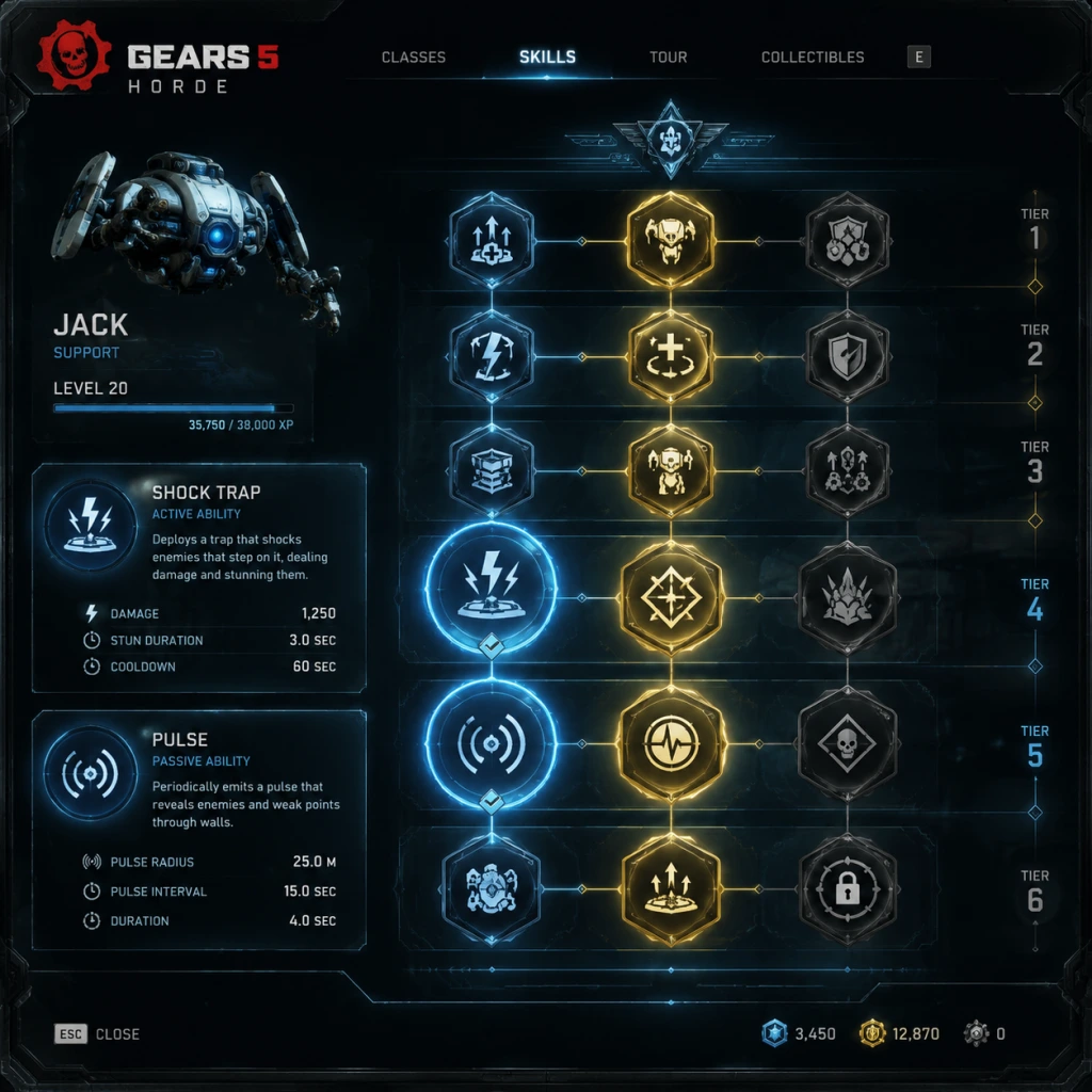 Gears 5 Character Skills guide screenshot