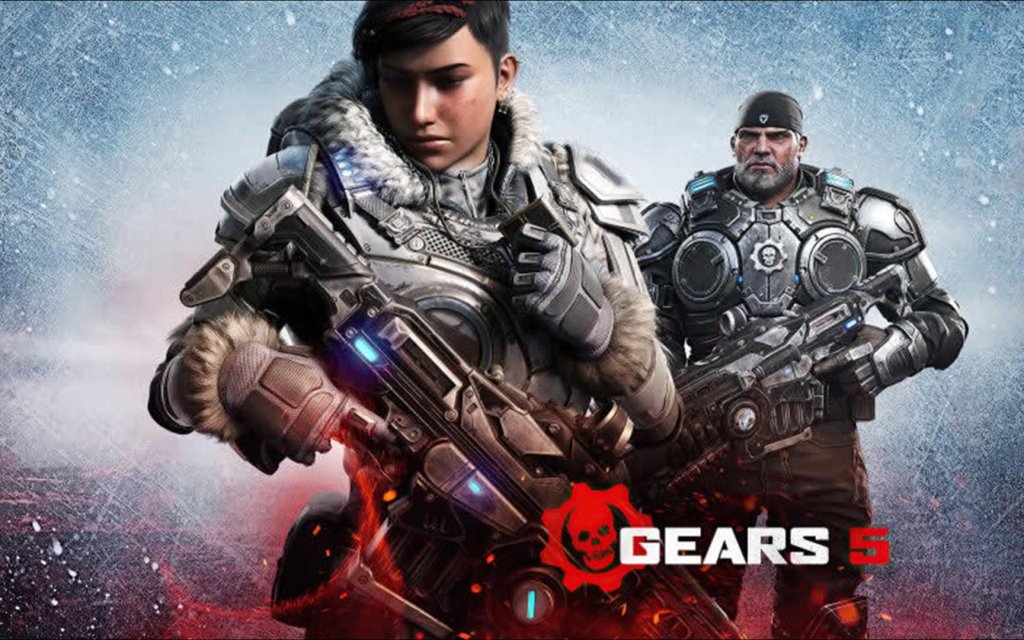 Gears 5 game poster and cover art