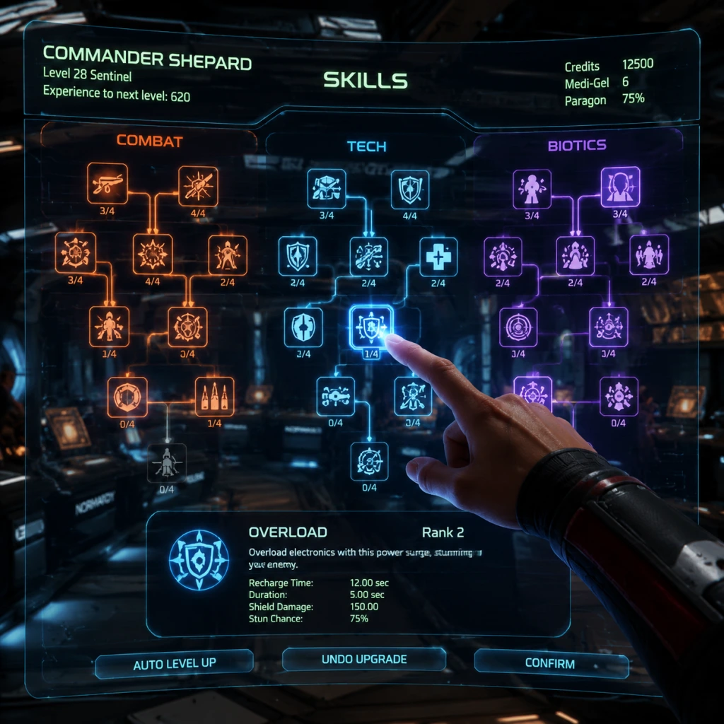 Mass Effect 2 Character Skills guide screenshot