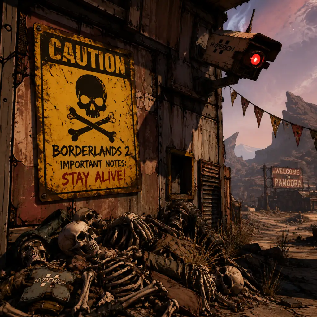 Borderlands 2 Important Notes guide screenshot