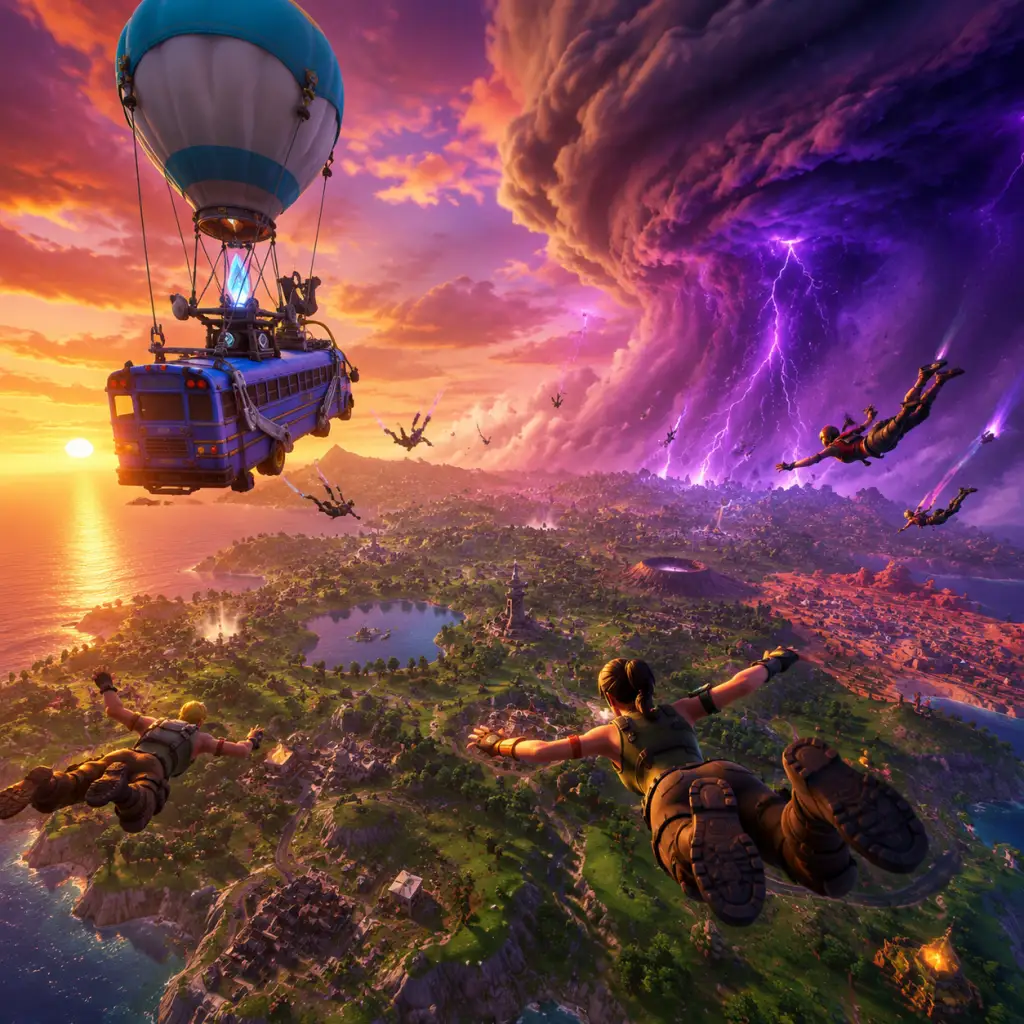 Fortnite game poster and cover art