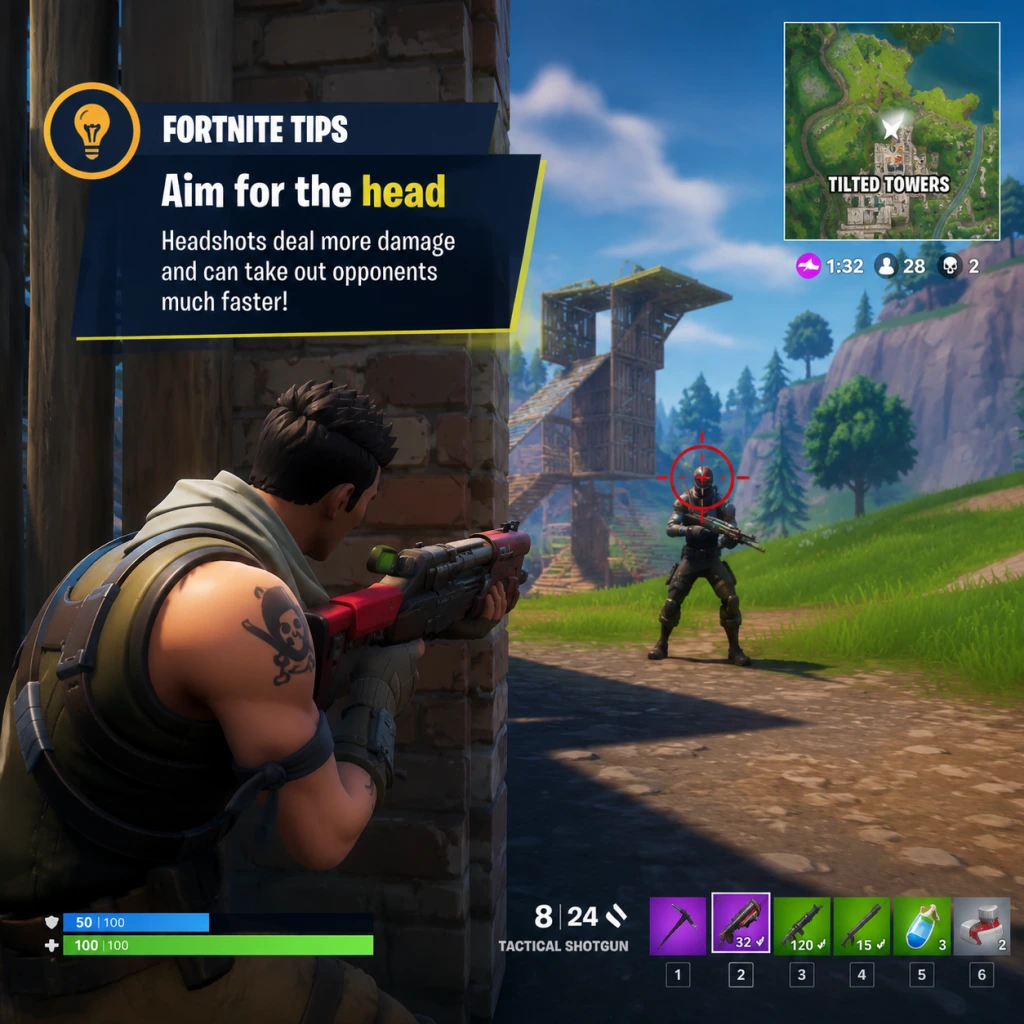 Fortnite Game Tips guide screenshot