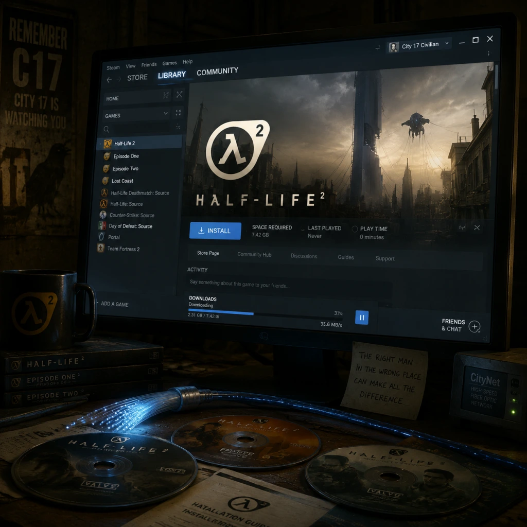 Half-Life 2 Download & Installation guide screenshot