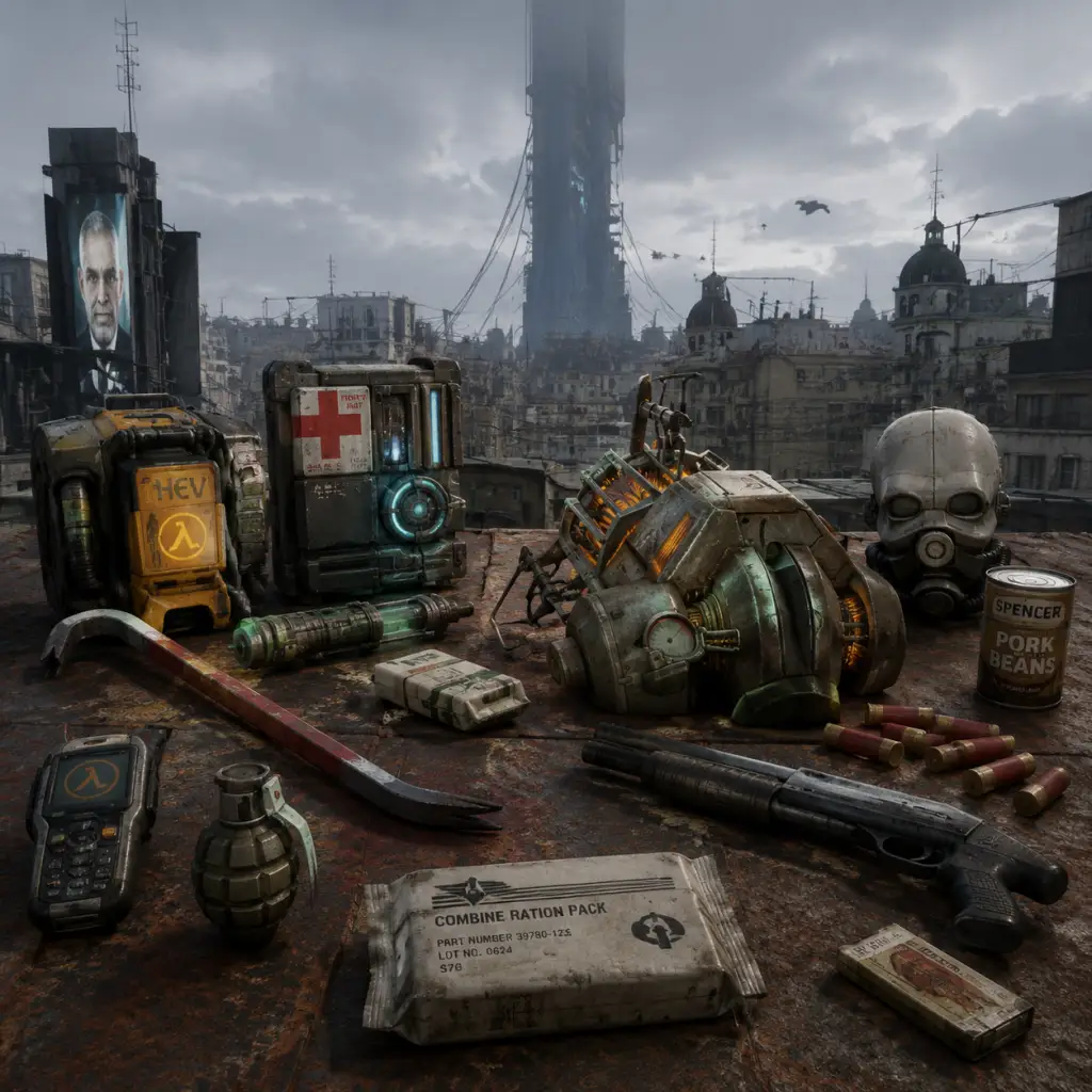 Half-Life 2 All Game Items guide screenshot