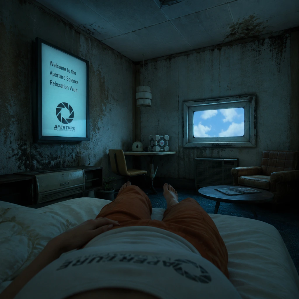 Portal 2 Getting Started guide screenshot