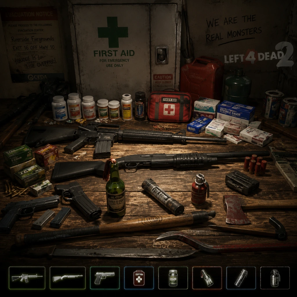 Left 4 Dead 2 All Game Items guide screenshot
