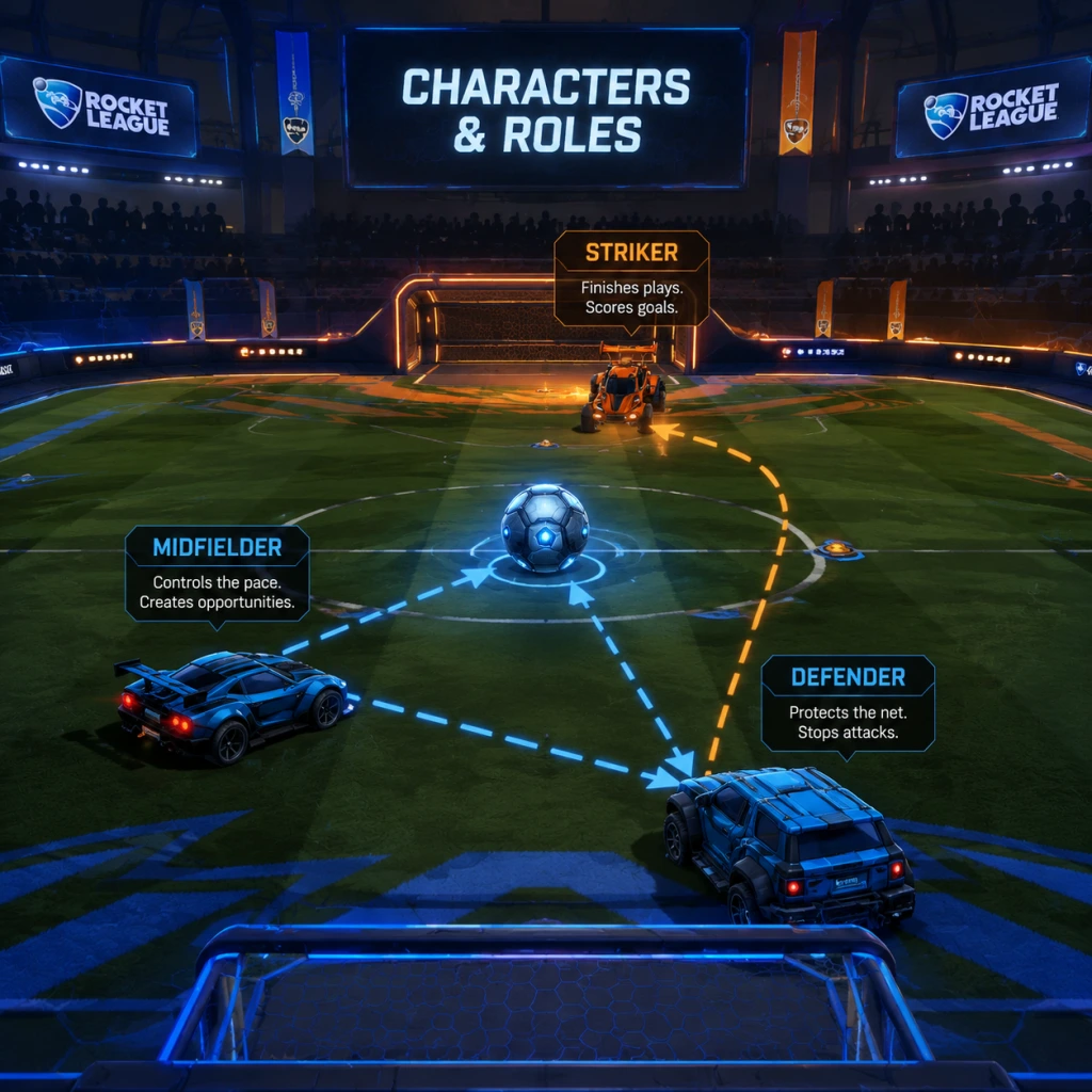 Rocket League Characters & Roles guide screenshot