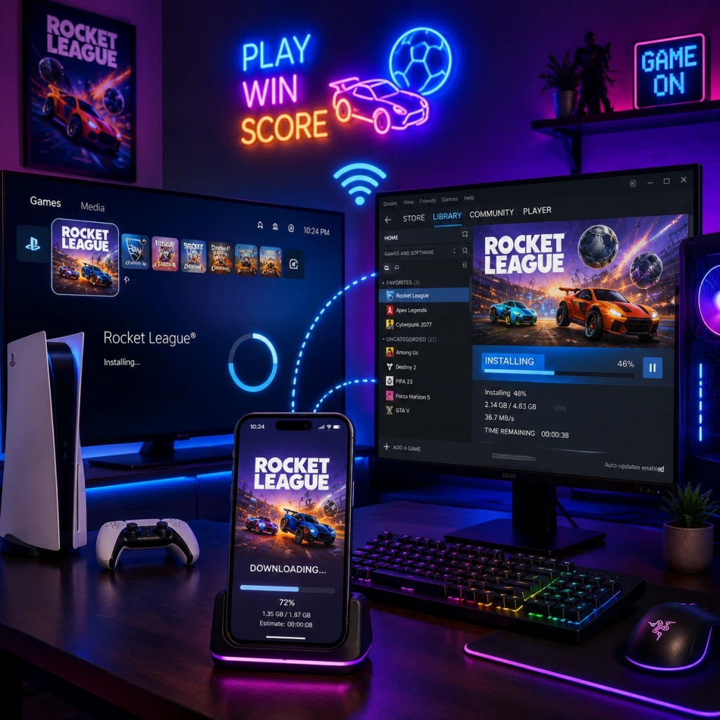 Rocket League Download & Installation guide screenshot