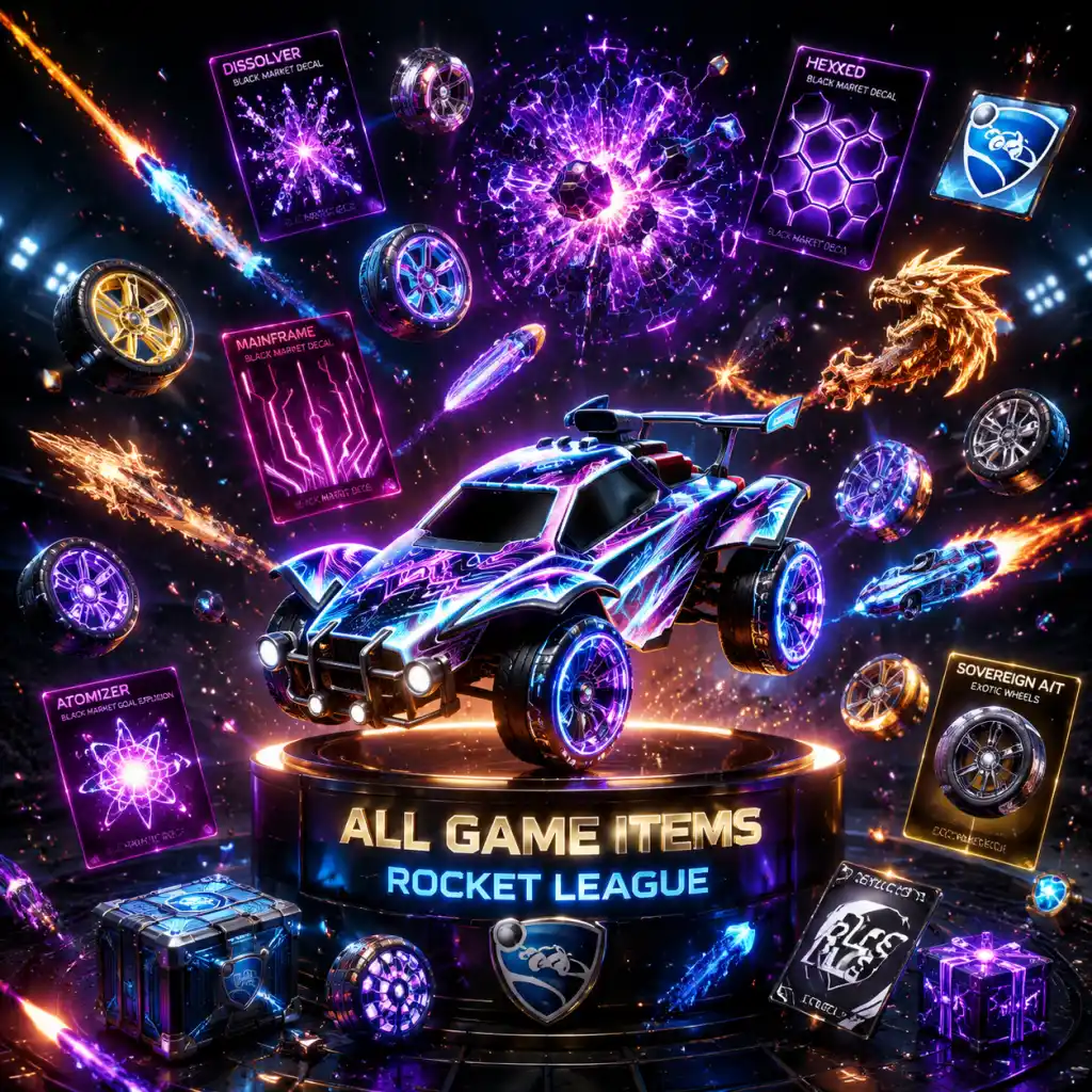 Rocket League All Game Items guide screenshot