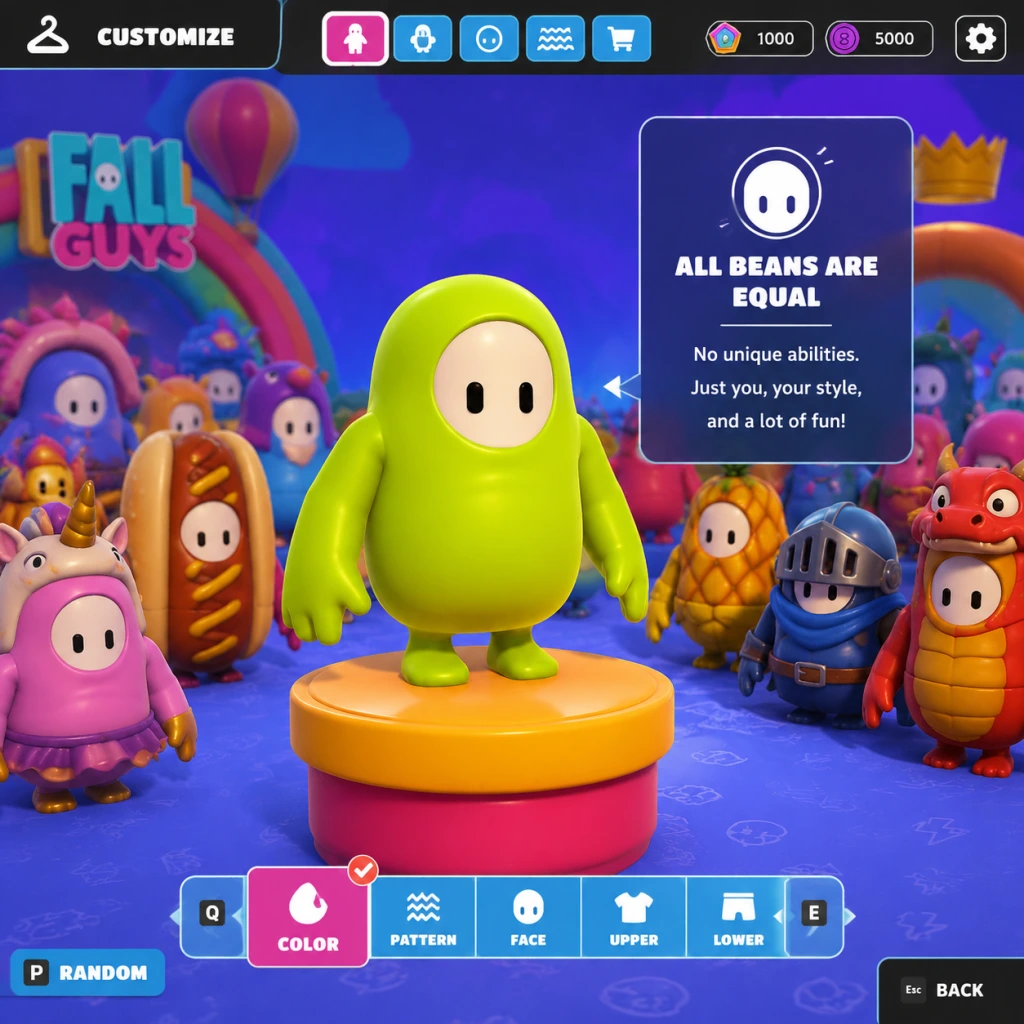 Fall Guys Character Skills guide screenshot